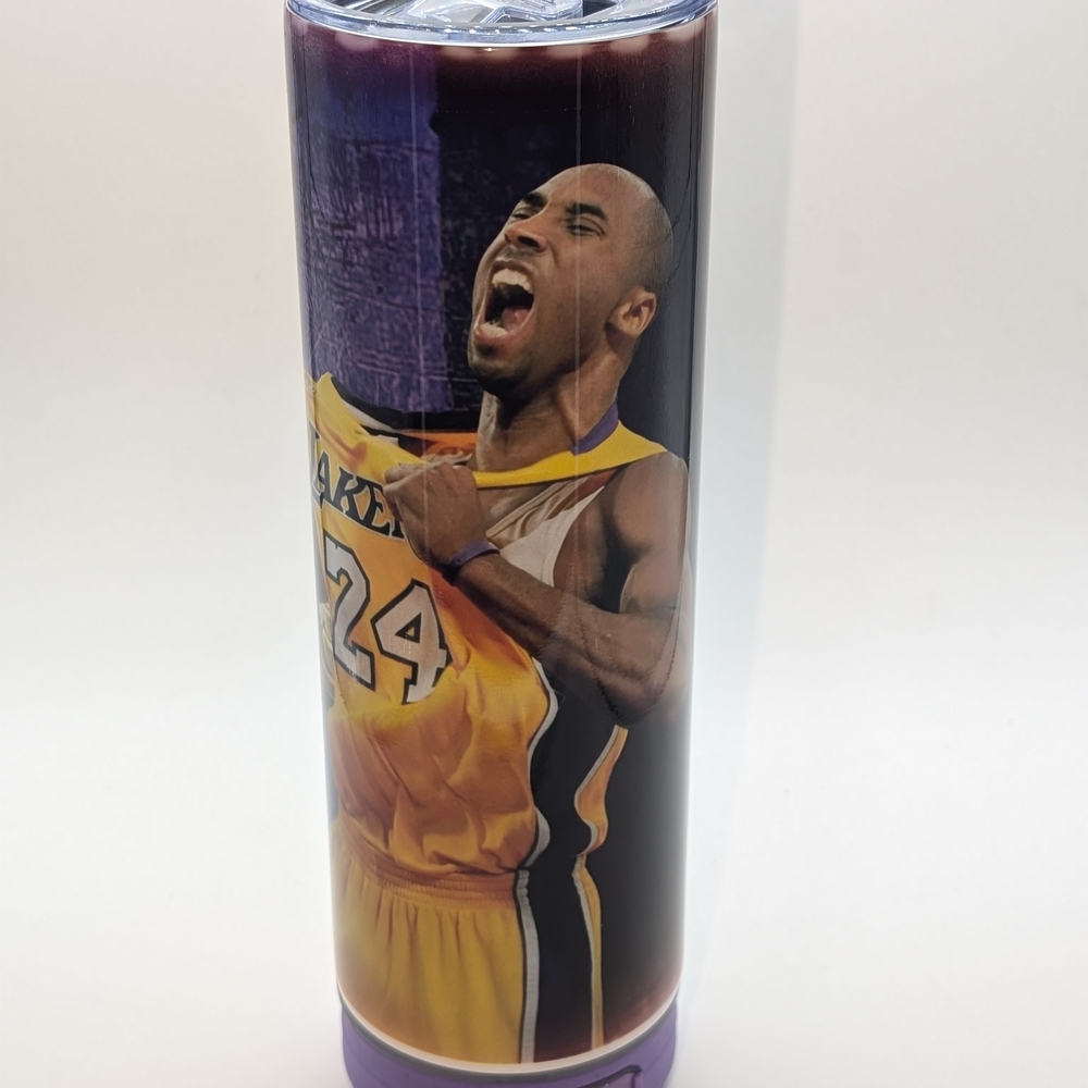 Purple and Yellow Sports Tumbler